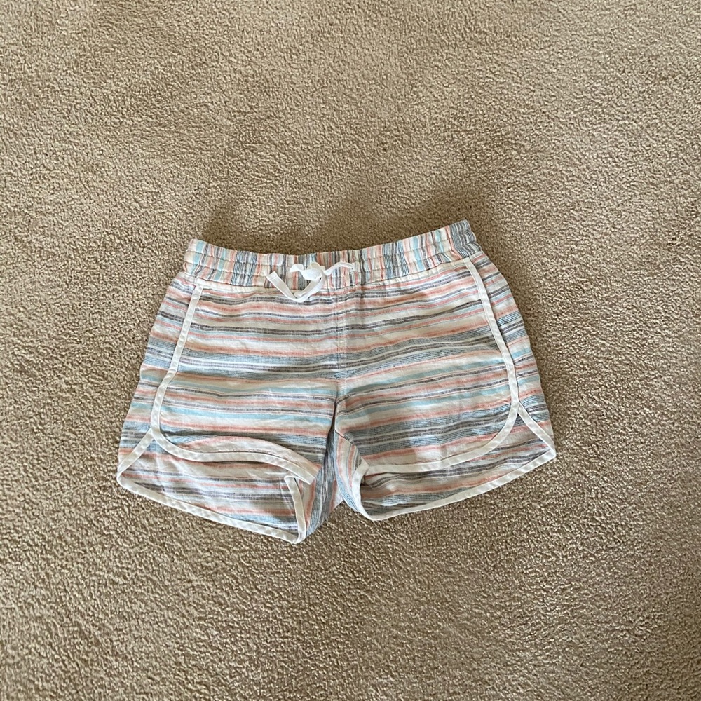 Athleta Cabo Linen Shorts